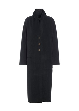 Henriette Copenhagen - Fleece - Cardigan - Soft Black